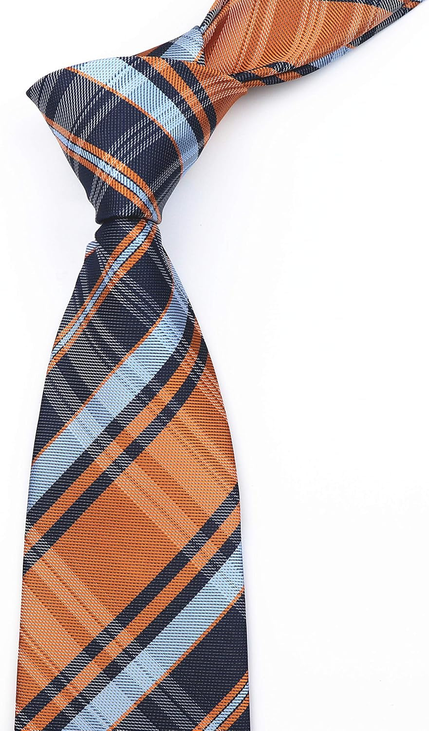 Men'S Plaid Check Stripe Ties Pattern Business Formal Designer Neckties