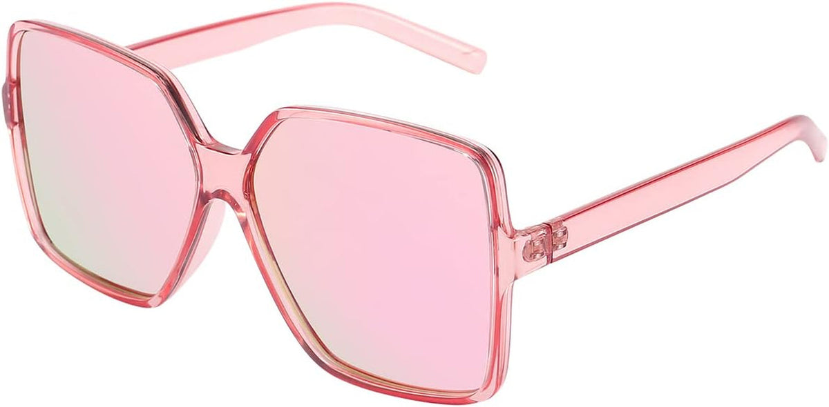 Oversized Square Sunglasses for Women Big Large Wide Fashion Shades for Men 100% UV Protection Unisex
