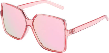 Oversized Square Sunglasses for Women Big Large Wide Fashion Shades for Men 100% UV Protection Unisex