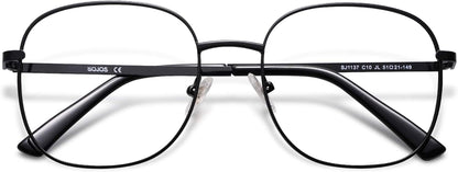Classic Square Blue Light Blocking Glasses for Women Men Stylish Computer Glasses SJ1137
