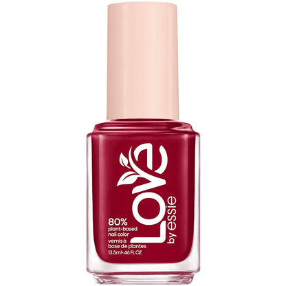 LOVE by  Nail Polish, 80% Plant-based, Salon-Quality, Vegan, White, Blessed Never Stressed, 0.46 Fl Oz