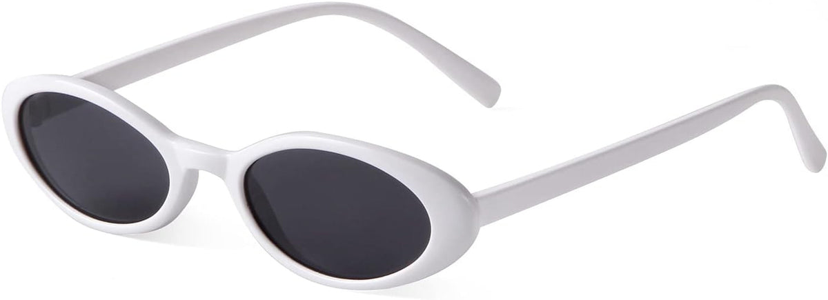Trendy Oval Sunglasses Women 90’s Vintage Sun Glasses Fashion Tinted Glasses UV400 Protection