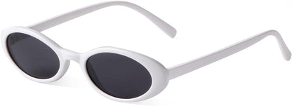 Trendy Oval Sunglasses Women 90’s Vintage Sun Glasses Fashion Tinted Glasses UV400 Protection
