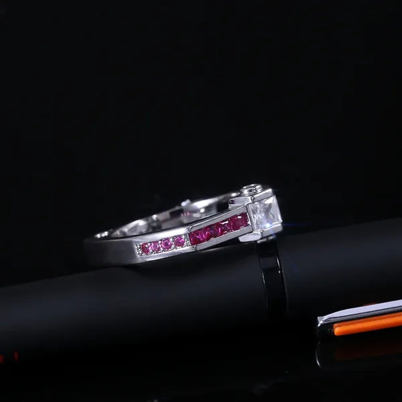 Elegant Creative Simple Women Fashion Zircon Jewelry Zircon Ring Ms. Engagement Wedding Ring Halloween Gift Anniversary Gift Jewelry Size US5-11