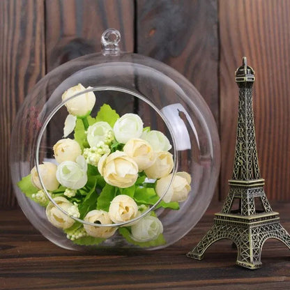 Creative Hanging Glass Ball Vase Flower Plant Pot Terrarium Container Decor  ORG