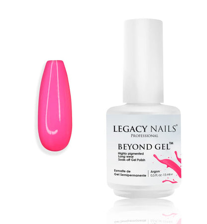 Professional Beyond Gel Soak-Off Nail Gel Polish Full Coverage Highly Pigmented Gel Nail Polish (BEYOND GEL - BEIGE 1/2 OZ)