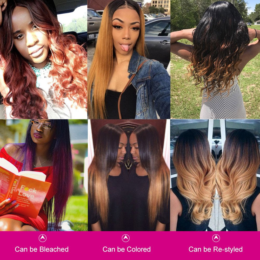 10A Straight Human Hair 3 Bundles 18 20 22Inches Brazilian Virgin Unprocessed Straight Hair Weave Bundles Natural Color