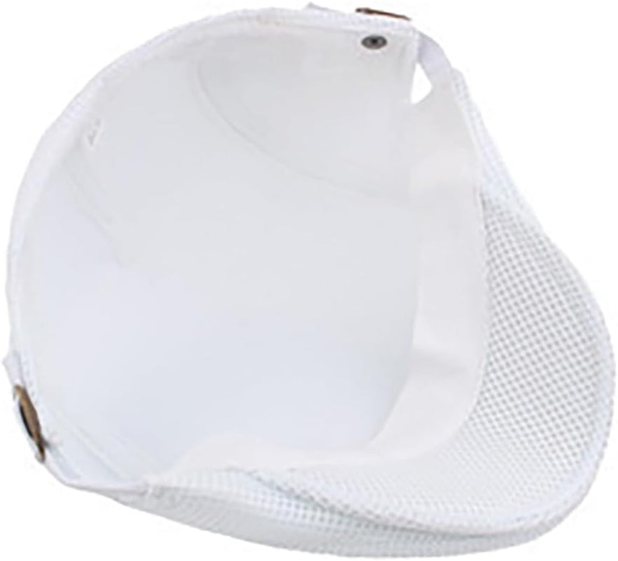Mens Breathable Mesh Summer Hat Adjustable Newsboy Beret Ivy Cap Cabbie Flat Cap