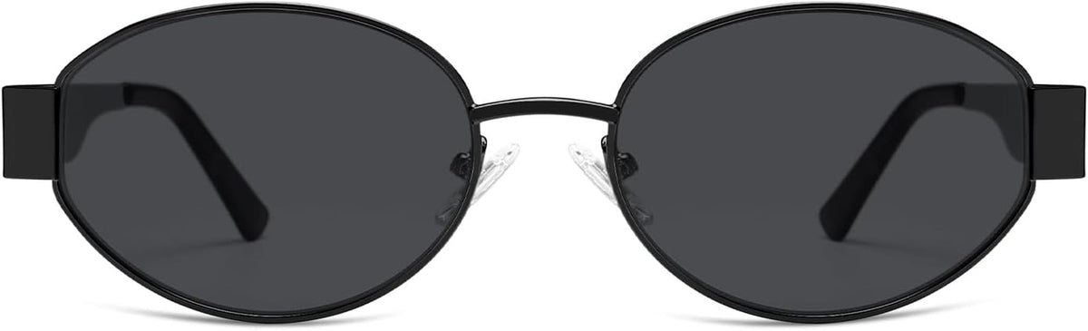 Retro Oval Sunglasses for Women Trendy Sun Glasses Classic Shades UV400 Protection SJ1217