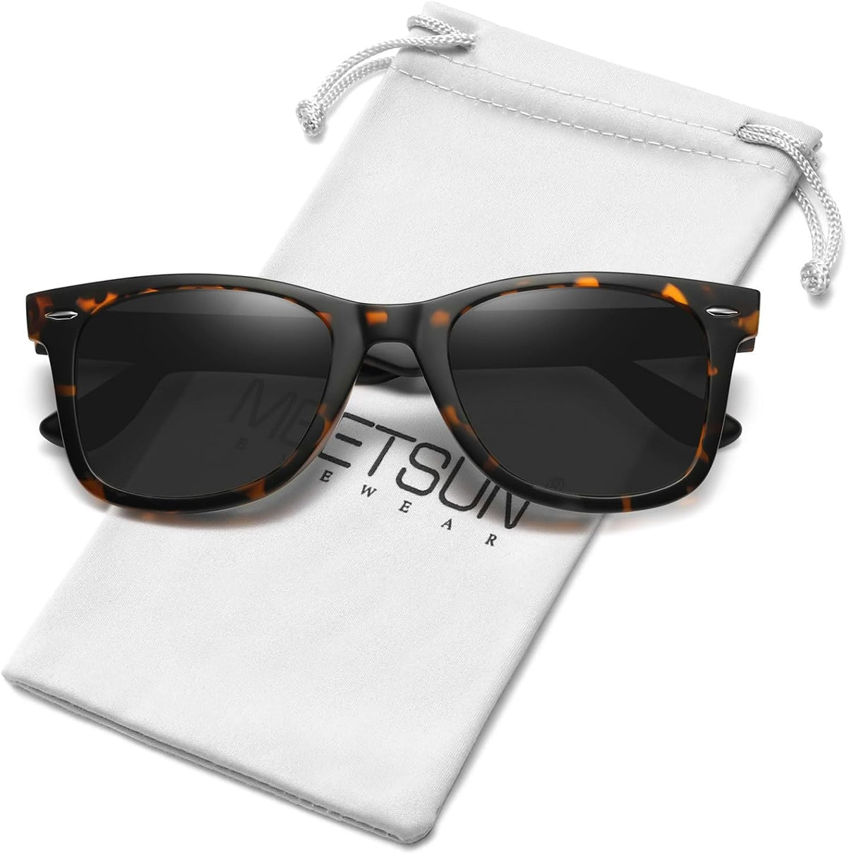 Polarized Sunglasses for Women Men Classic Retro Square Frame Driving Trendy Sun Glasses UV Protection