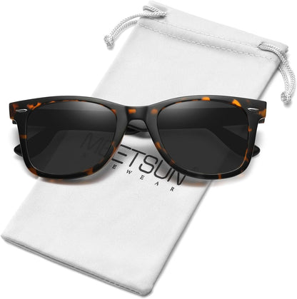 Polarized Sunglasses for Women Men Classic Retro Square Frame Driving Trendy Sun Glasses UV Protection