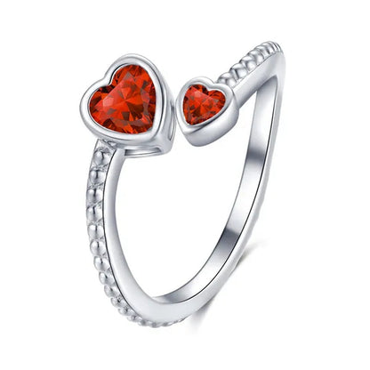 Rings for Women Fashion jewelry Birthstone rings Daily Casual Retro Adjustable ring Birthday gifts