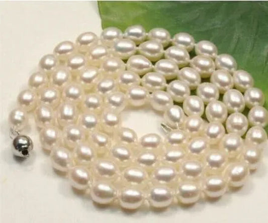 Natural White South Sea Pearl Necklace 49"
