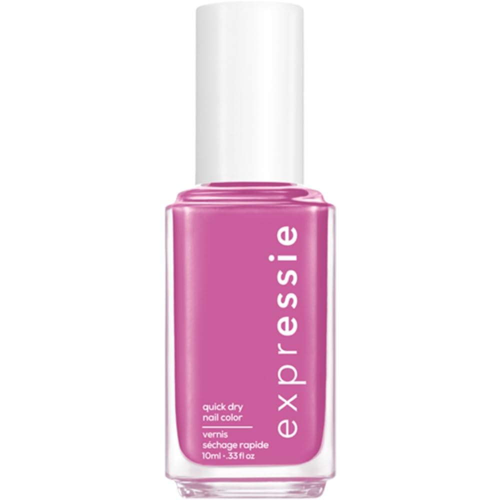 expr, Quick-Dry Nail Polish, 8-Free Vegan, Translucent Lavender Gray, Skip The Track, 0.33 fl oz