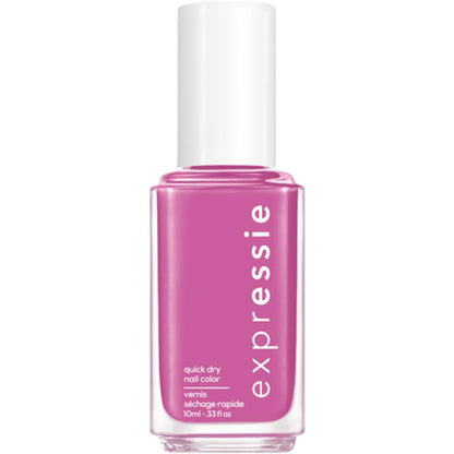 expr, Quick-Dry Nail Polish, 8-Free Vegan, Translucent Lavender Gray, Skip The Track, 0.33 fl oz