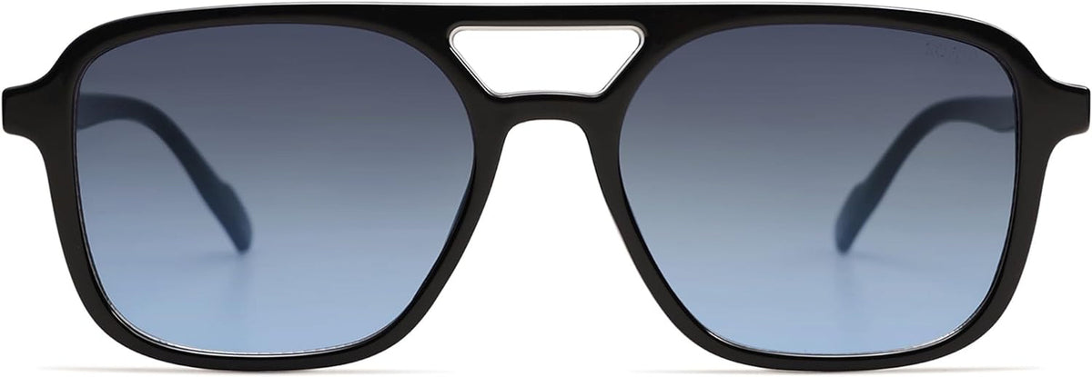 Retro Aviator Sunglasses for Women Men,Trendy Rectangle Womens Mens Shades Sun Glasses SJ2202