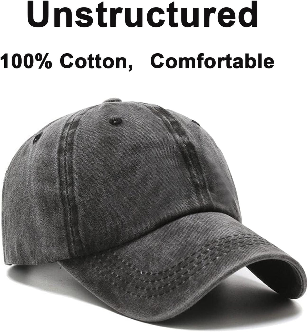 Baseball Cap Golf Dad Hat Adjustable Original Classic Low Profile Cotton Hat Unconstructed Plain Cap Men Women