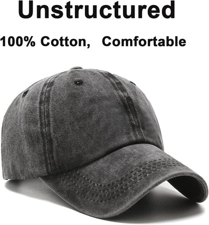 Baseball Cap Golf Dad Hat Adjustable Original Classic Low Profile Cotton Hat Unconstructed Plain Cap Men Women