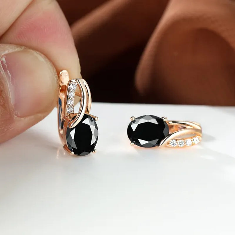 Stylish Oval Cut Aquamarine Emerald Sapphire Garnet Gemstone Hook Earrings 14K Gold Filled Multicolor Birthstone Diamond Bride Wedding Jewelry Gifts