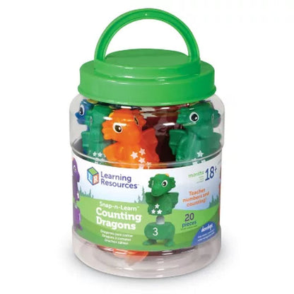 Learning Resources Snap-N-Learn Counting Dragons, Mixed Media