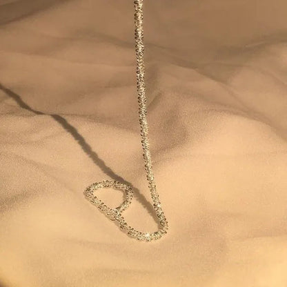 Women's Necklace Men's 16"-30" 3mm Shiny Ice Chain Necklace Chain Wedding Engagement Couple Jewelry