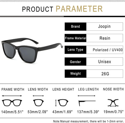 Square Sunglasses Polarized UV Protection Trendy Designer Sun Glasses Men Women