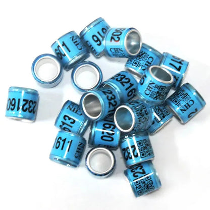 50 Pcs Mixed Color Dove Bands Bird Foot Ring Species Identify Training Rings Pet Bird Label Sign for Pigeon Dove Chicks Small Poultry Pet Supplies ZIO