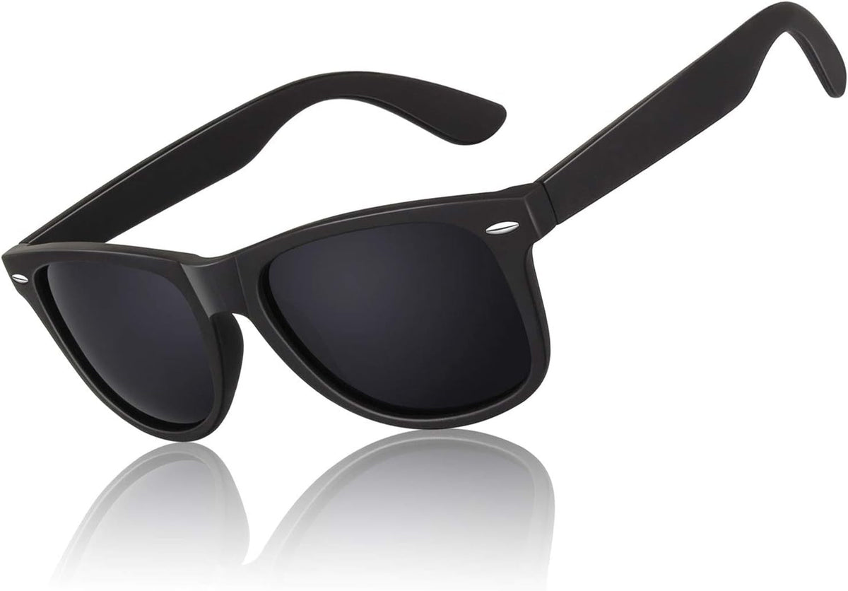 Polarized Sunglasses for Men Driving Sun glasses Shades 80's Retro Style Design Square