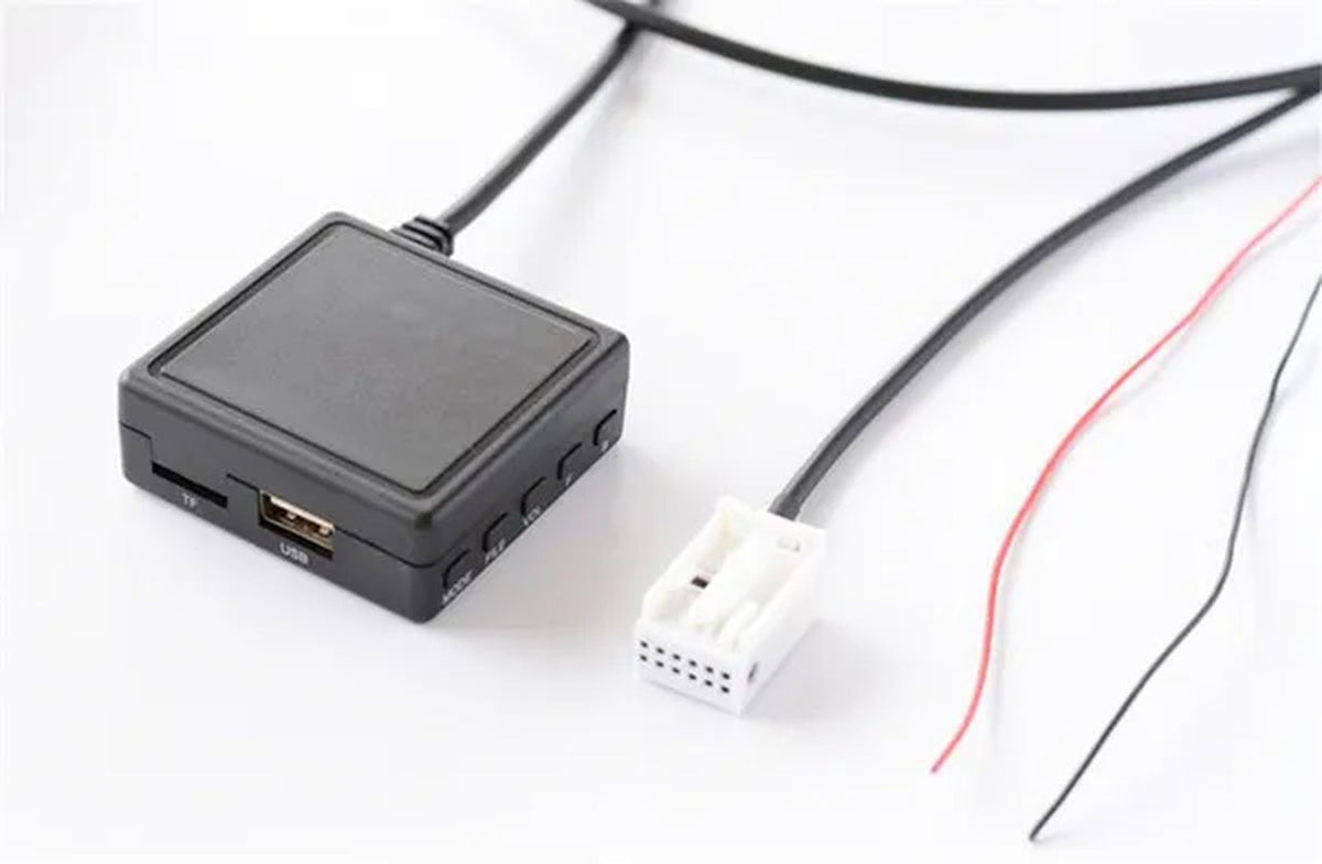 Car Audio AUX Cable Adaptor + MIC for Mercedes Benz W169 W245 W203 W209 Radio 1X