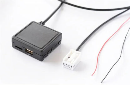 Car Audio AUX Cable Adaptor + MIC for Mercedes Benz W169 W245 W203 W209 Radio 1X