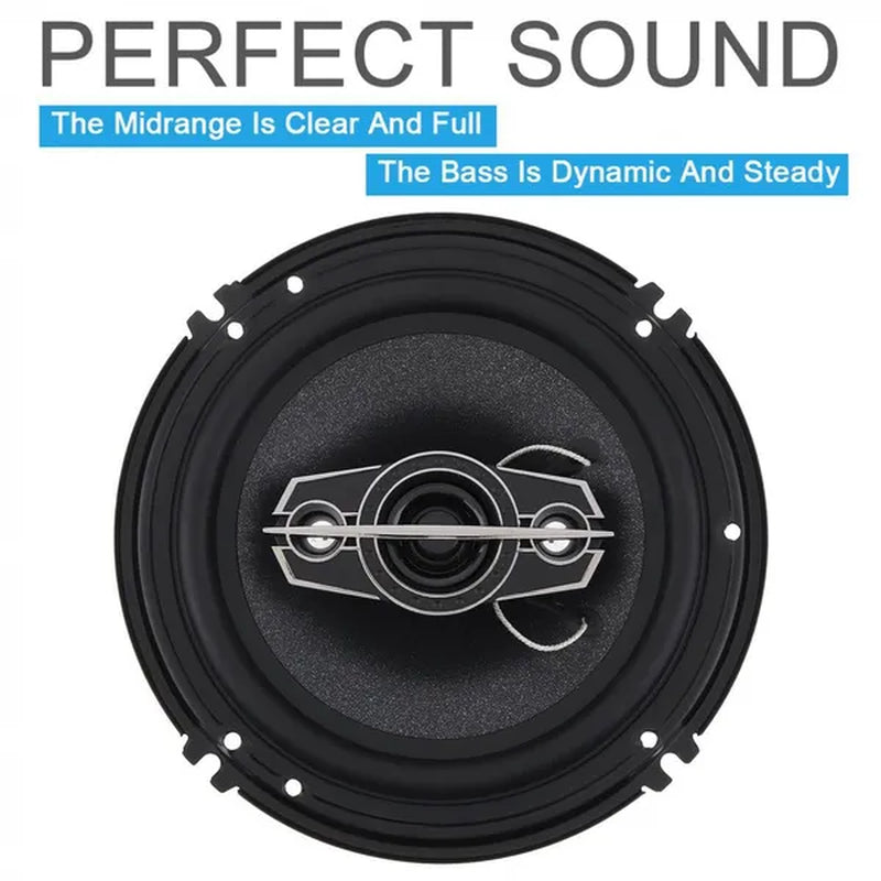 2Pcs 6 Inch 600W 4 Way Car Coaxial Speakers Music Stereo Full Range Frequency Hifi Speakers Non Destructive Installation