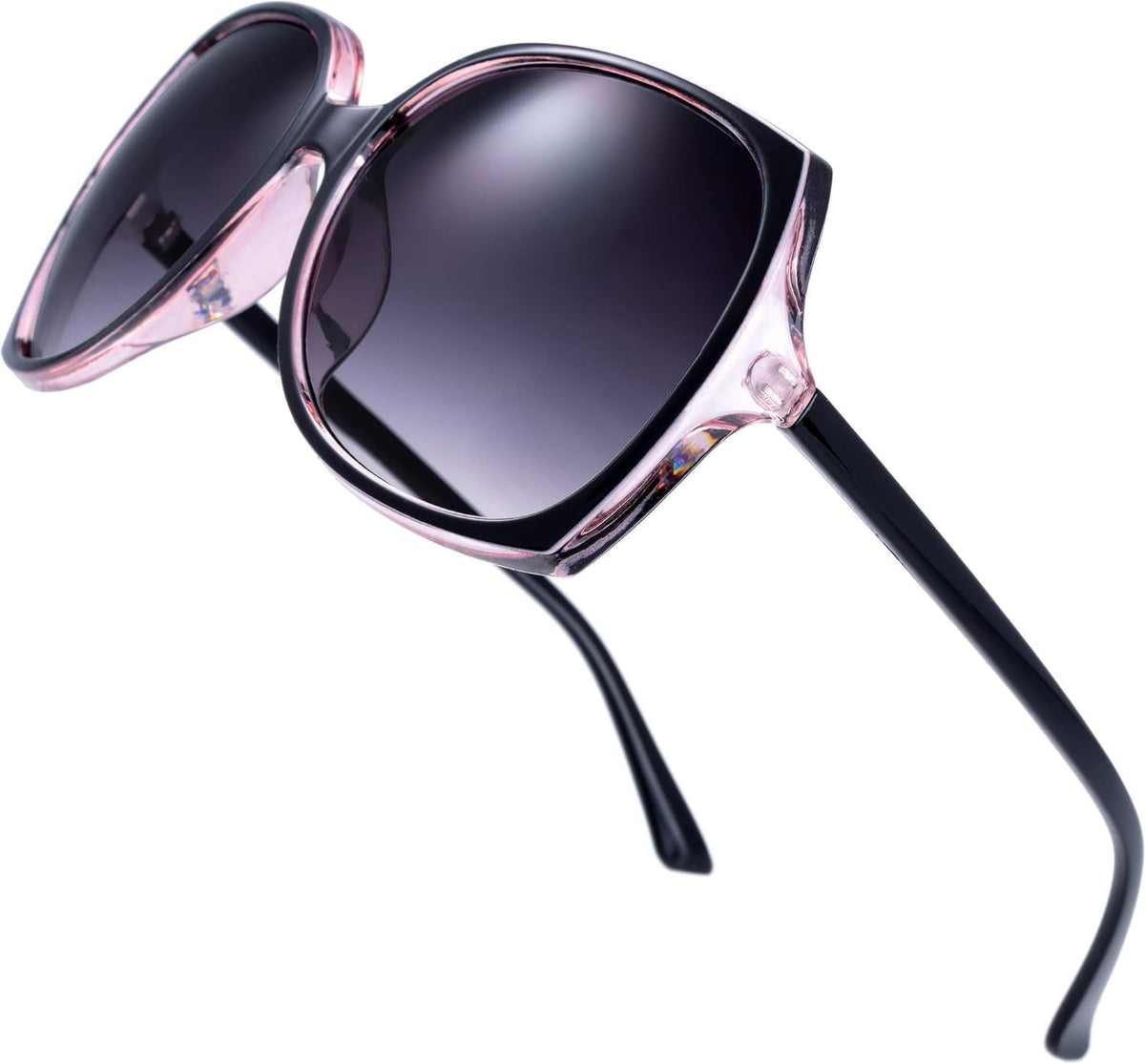 Women's Oversized Square Jackie O Cat Eye Hybrid Butterfly Fashion Sunglasses - Exquisite Packaging