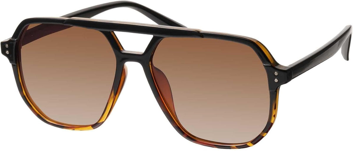 Oversized Aviator Sunglasses for Women and Men with Polarized Lens MS52243
