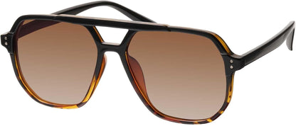 Oversized Aviator Sunglasses for Women and Men with Polarized Lens MS52243