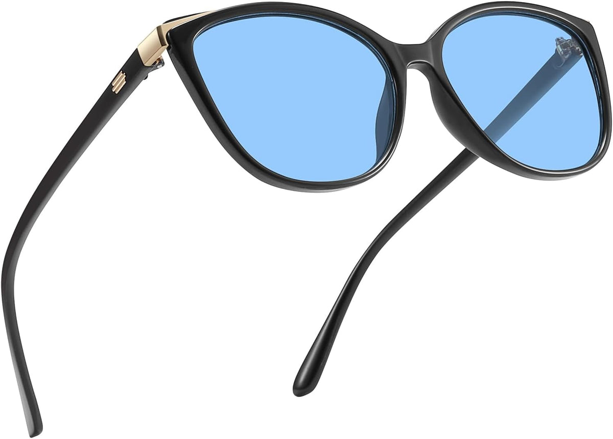 Trendy Cat Eye Sunglasses for Women Fashion Cateye UV400 Protection Glasses CL22017