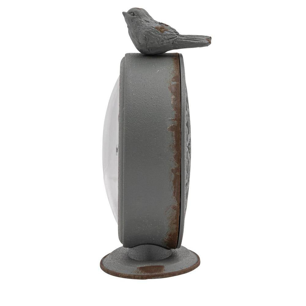 Two Birds round Table Clock