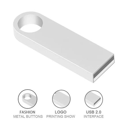 Pendrive 512GB Memory Stick 64GB 32GB 8GB Metal Usb Flash Drive 16GB 1GB Pen Drive 256GB Usb Stick 128GB for Computer/Laptop/Sound/Speaker/External Storage Data/Photo/Video/Music (Quantity: 1pcs)