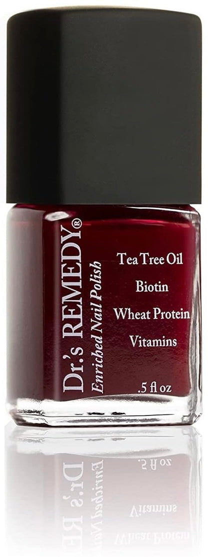 Dr’s Remedy Nail Polish, All Natural Enriched Nail Strengthener Non Toxic and Organic - ALTRUISTIC Auburn