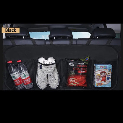 Universal Auto Car Organizer Trunk Back Seat Storage Bag Mesh Net Pocket Bag