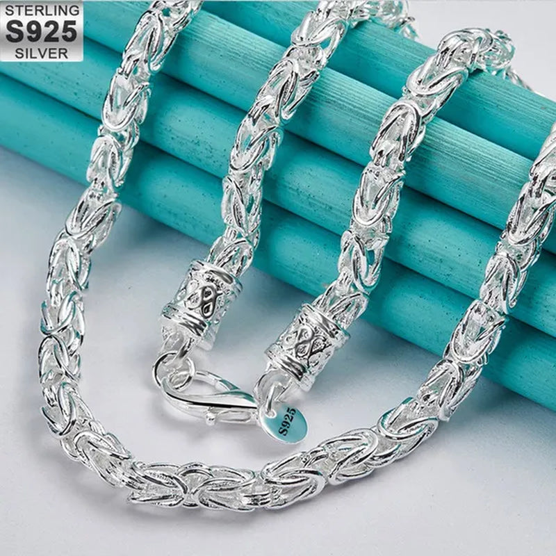 925 Sterling Silver Dragon Head Chain Necklace for Woman Wedding Party Engagement Jewelry Gift