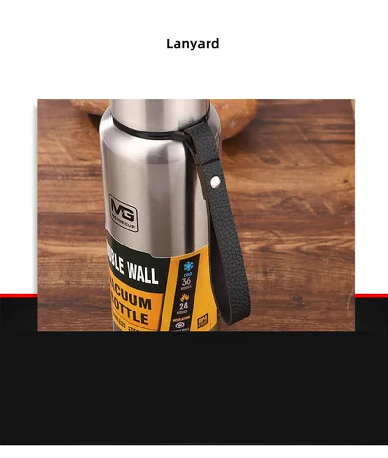 Hiking Double Wall Thermocup Stainless Steel Vacuum Flasks Thermos Cup Coffee Tea Milk Travel Mug Thermo Bottle Gifts