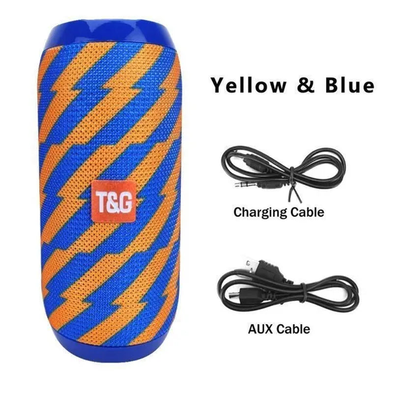 Bluetooth Speaker Outdoor Portable Waterproof Wireless Audio Multifunction Stereo Bass USB/TF/FM Radio Loud