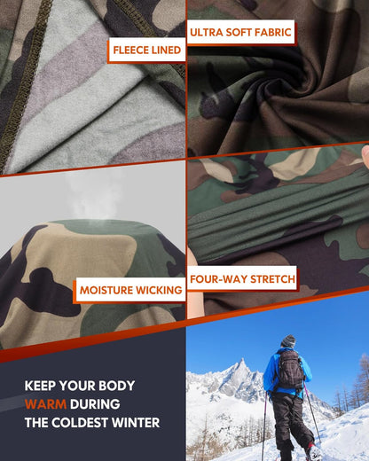 Thermal Underwear Long Johns Set Mens Winter Gift Hunting Gear Sport Base Layer Bottom Top