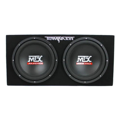 MTX TNE212D 12-Inch 1200-Watt Car Audio Dual Loaded Subwoofer Enclosure (4 Pack)