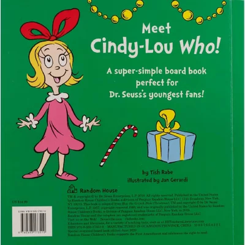 I Am Cindy-Lou Who, Board Book