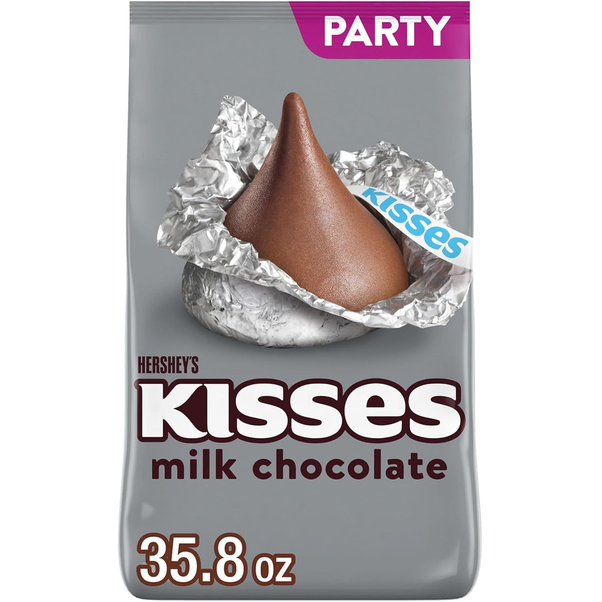 KISSES Milk Chocolate Candy Party Pack, 35.8 Oz