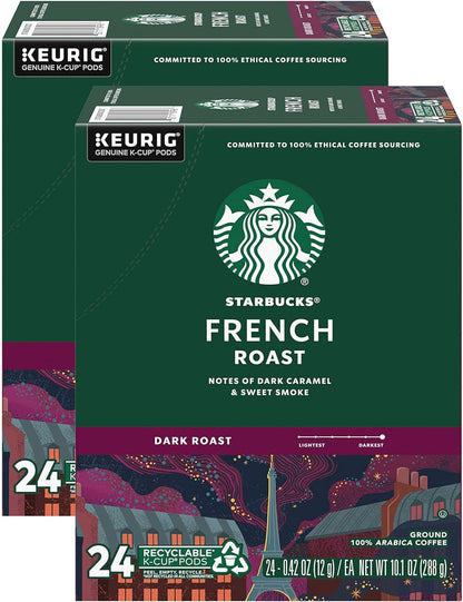 K-Cup Coffee Pods—Medium & Dark Roast Variety Pack for Keurig Brewers—100% Arabica—6 boxes (60 pods total)