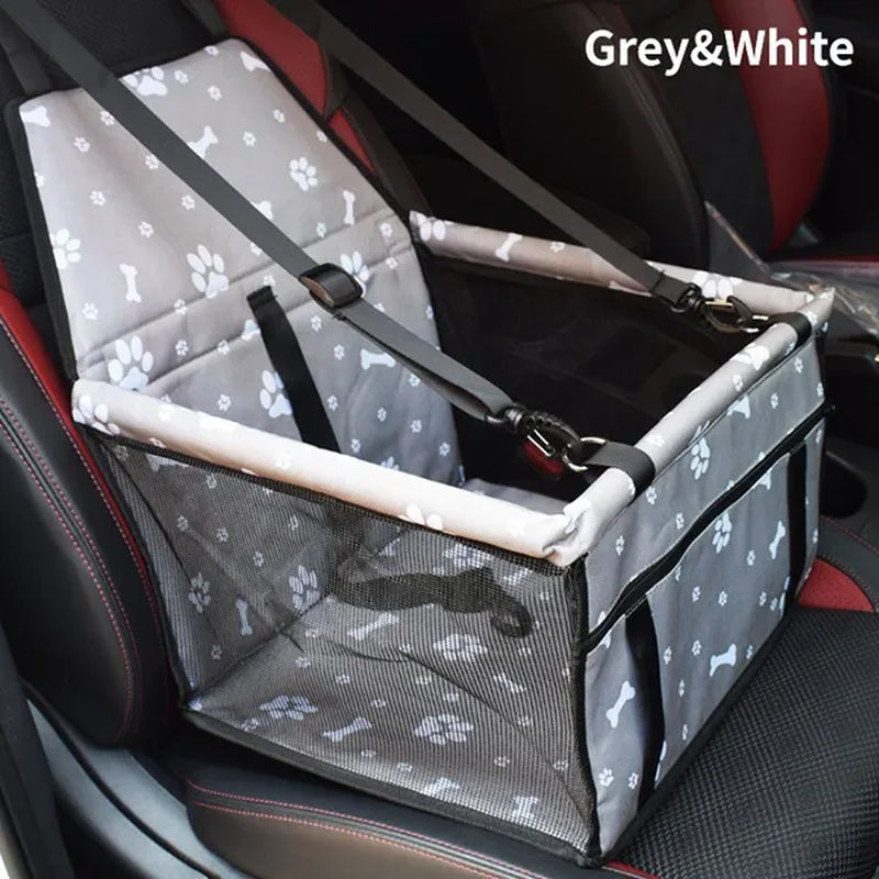 New Waterproof Dog Bag Pet Car Carrier Dog Carry Storage Bag Breathable Net Pet Booster Seat Cover Travel Carrier Bucket Basket 12 Colors