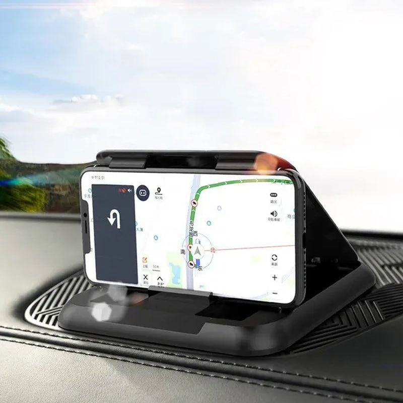 Carbon Fiber Car Phone Holder Dashboard Cell Phone Holder Desktop Mount Support Bracket Universal 3 to 7 Inch Mobile Phone Stand For IPhone XR XS MAX GPS
