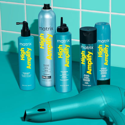 High Amplify Foam Volumizer Full Bodifying Mousse - Lightweight Lasting Volume, Thickening & Conditioning Shine, for Fine and Limp Hair, Salon Hair Styling, 8.3 Oz